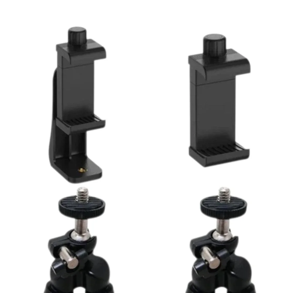 Ailun Tripod Mount Phone Adapter Unisex OS Black New 360 Rotating Universal Clip